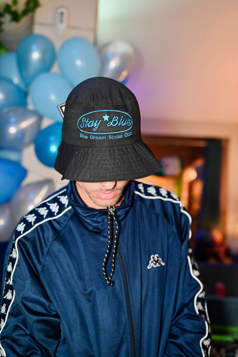 Stay Blue bucket hat from Blue Dream Social Club